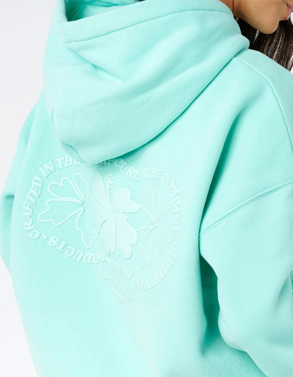 RIP CURL Topanga Canyon Womens Hoodie - AQUA