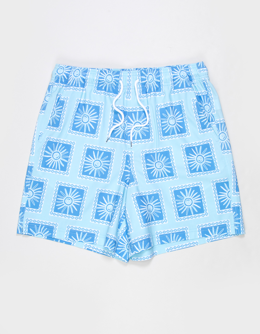 RSQ Mens 6.5" Swim Trunks - BLUE COMBO