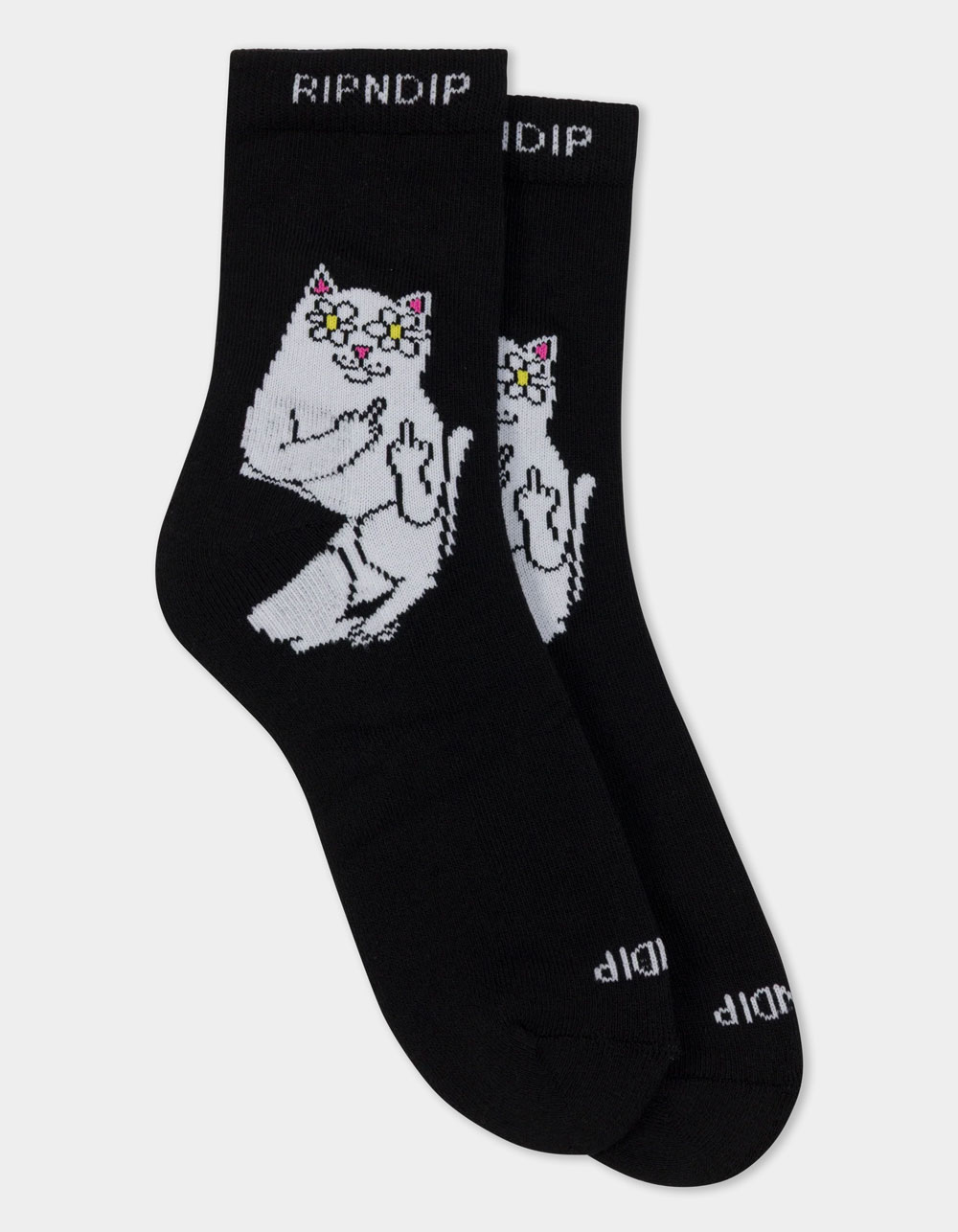 RIP N DIP Lord Blossom Mid Mens Socks - BLACK COMBO