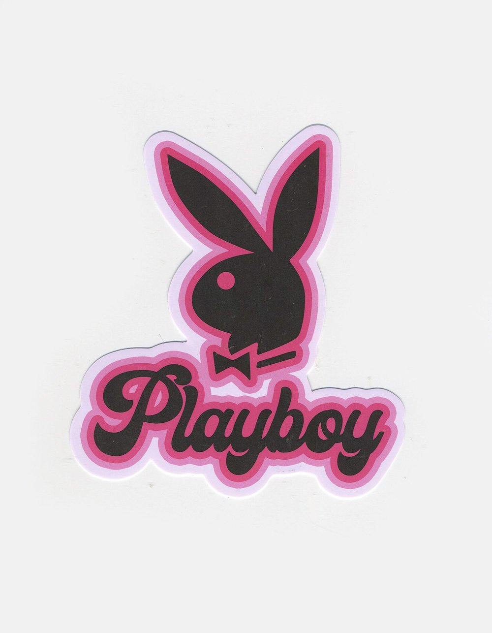 PLAYBOY Pink Sticker BLACK COMBO Tillys