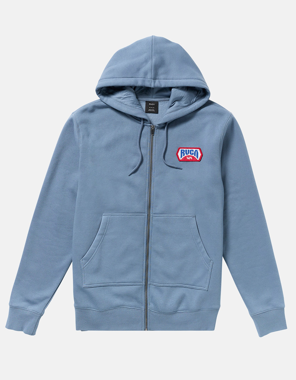 RVCA Supplier Mens Zip-Up Hoodie - WASHED NAVY