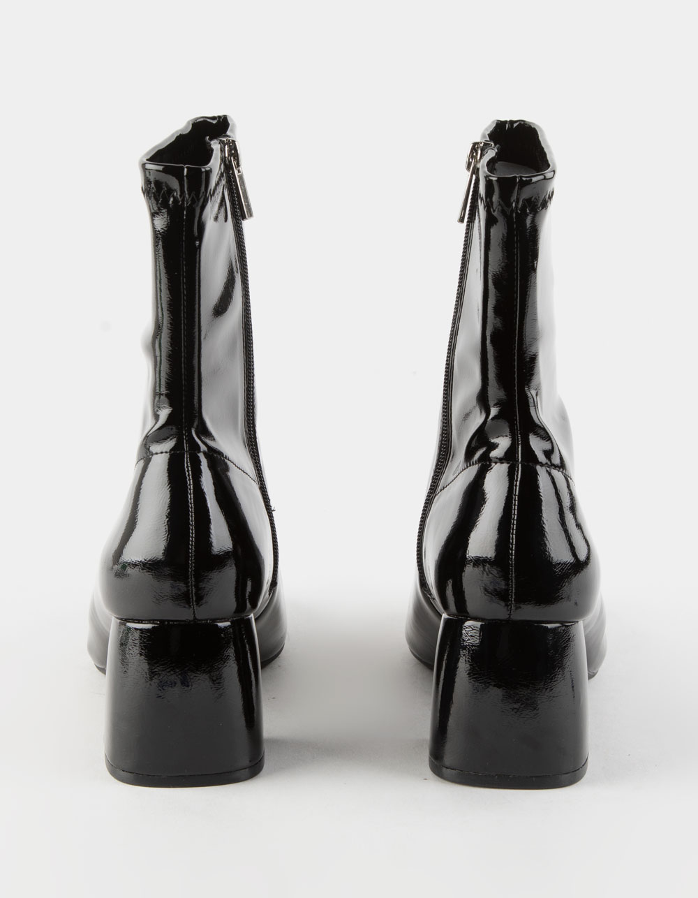 DELICIOUS Square Toe Womens Ankle Booties BLACK Tillys