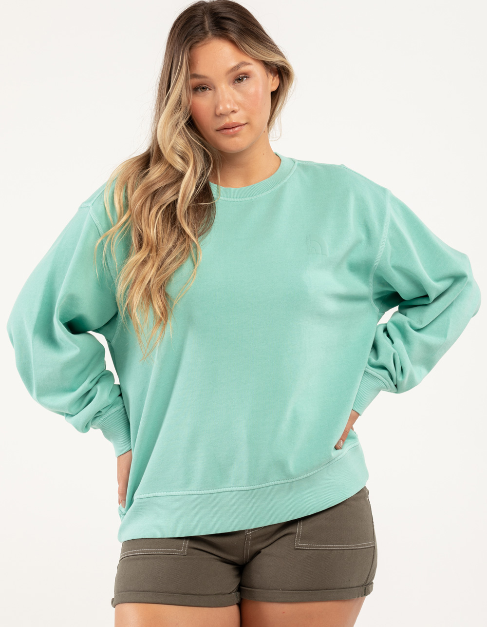 the north face women's crew neck sweatshirt