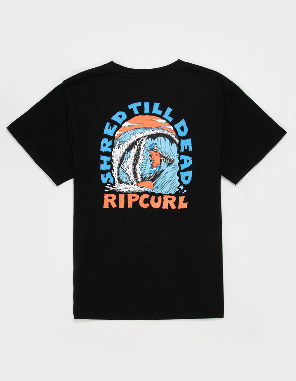 RIP CURL Shred Till Dead Boys Tee - BLACK