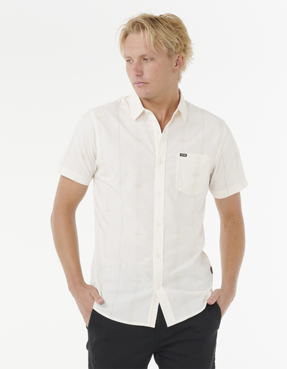 RIP CURL Fun Times Aerotech Mens Short Sleeve Shirt