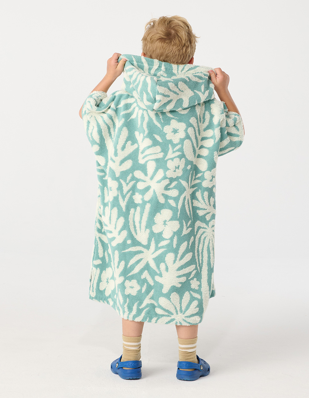 SLOWTIDE Sunny Kids Poncho - LIGHT BLUE