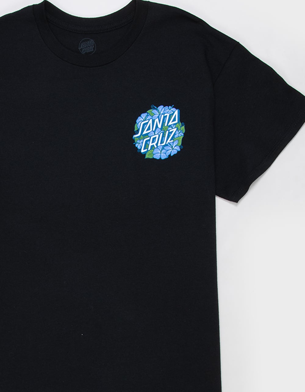 SANTA CRUZ Hibiscus Dot Mens Tee - BLACK