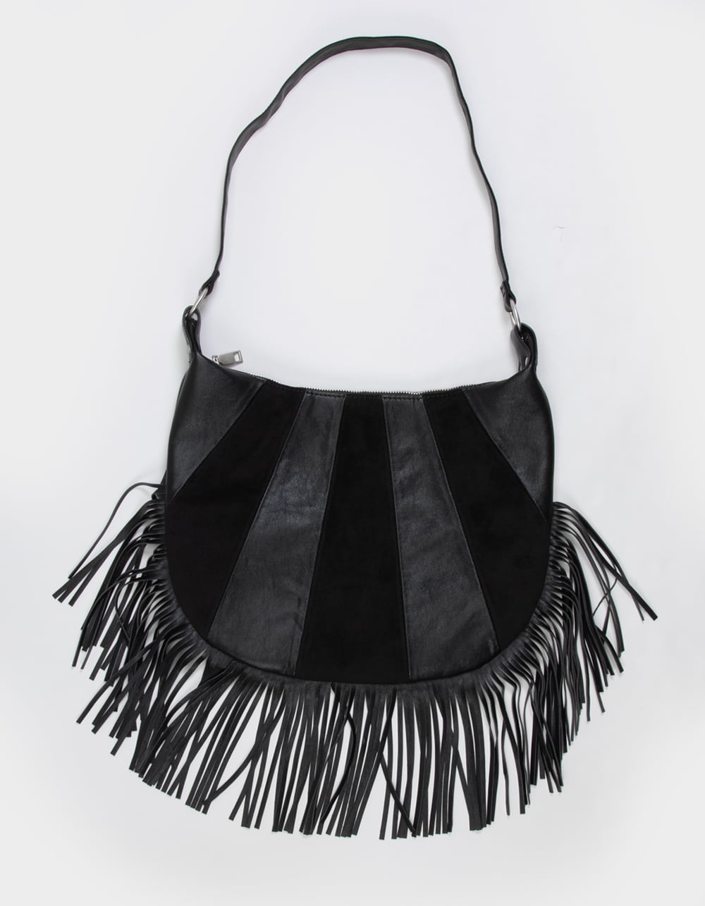 Fringe Shoulder Bag - BLACK