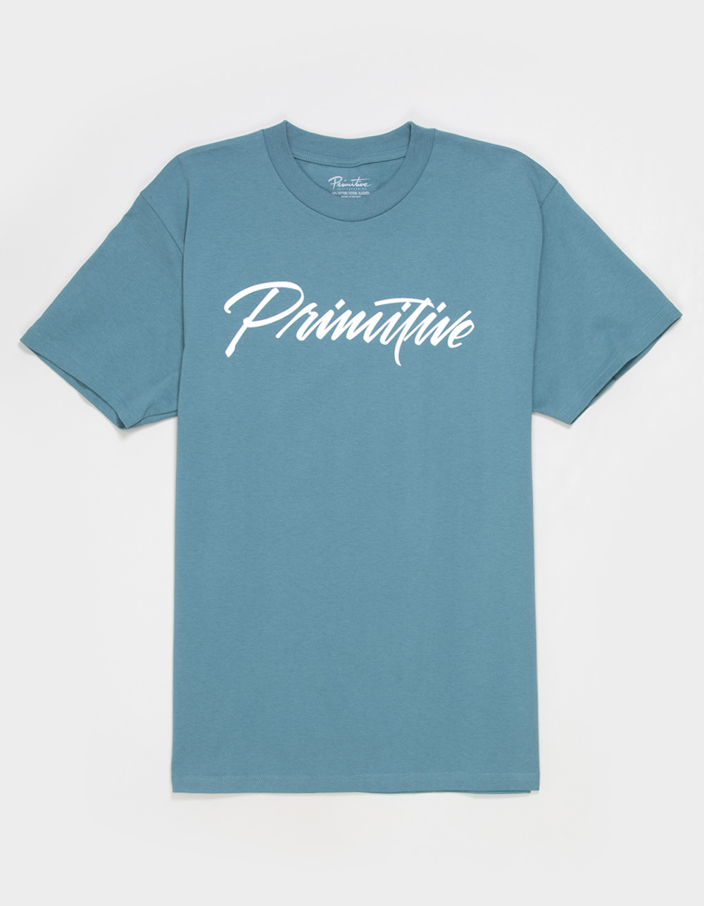 PRIMITIVE Pablo Script Mens Tee - SLATE BLUE