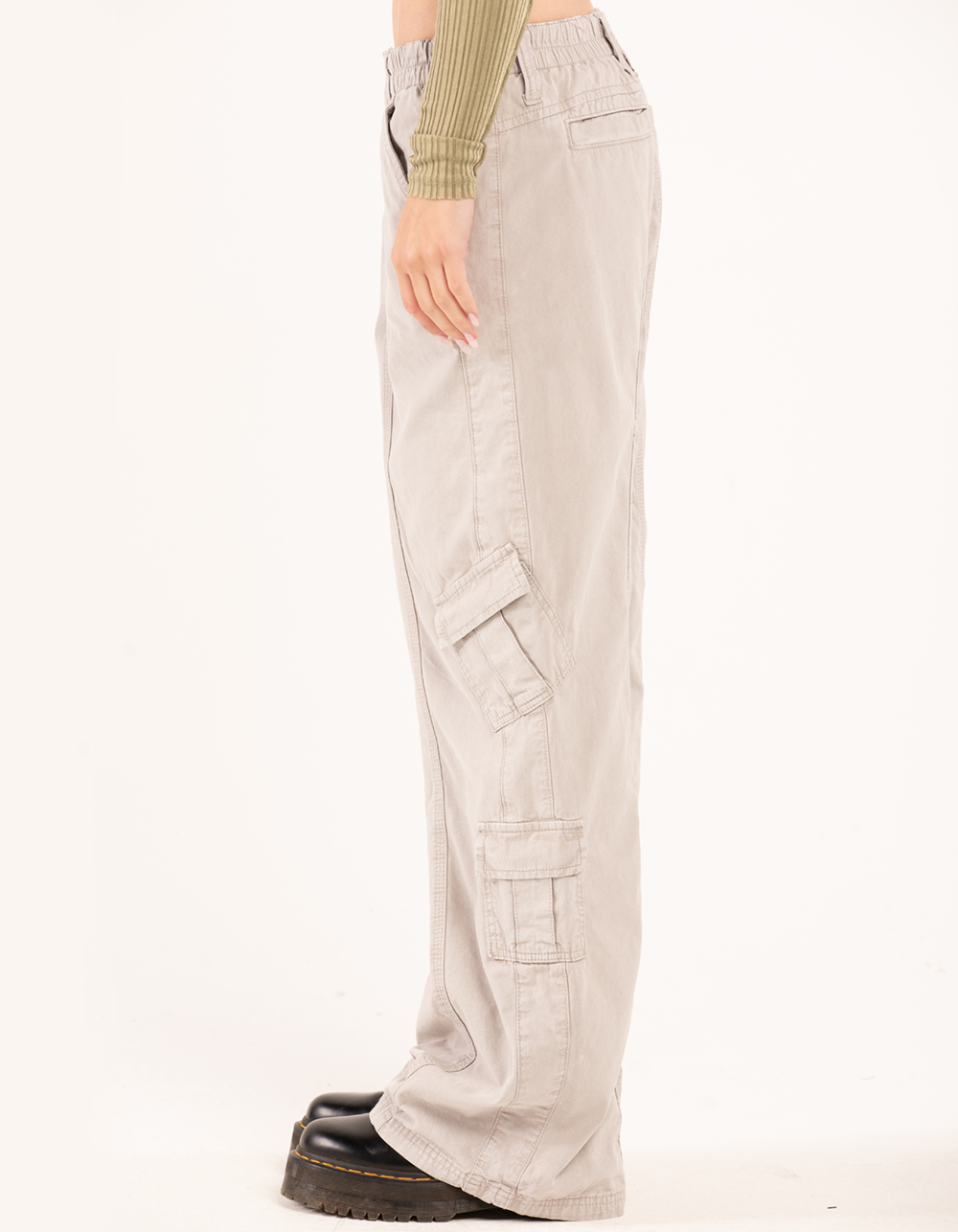 BDG Urban Outfitters Womens Winter Y2K Cargo Pants LIGHT GRAY Tillys