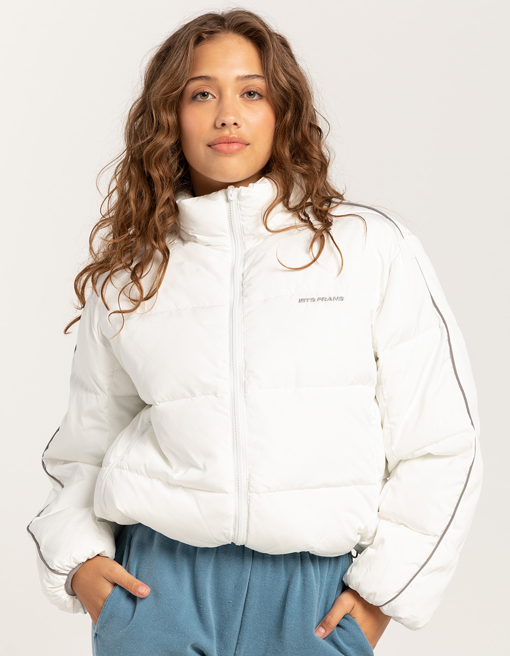 iets Frans Reny Reversible Puffer Jacket - White - Medium