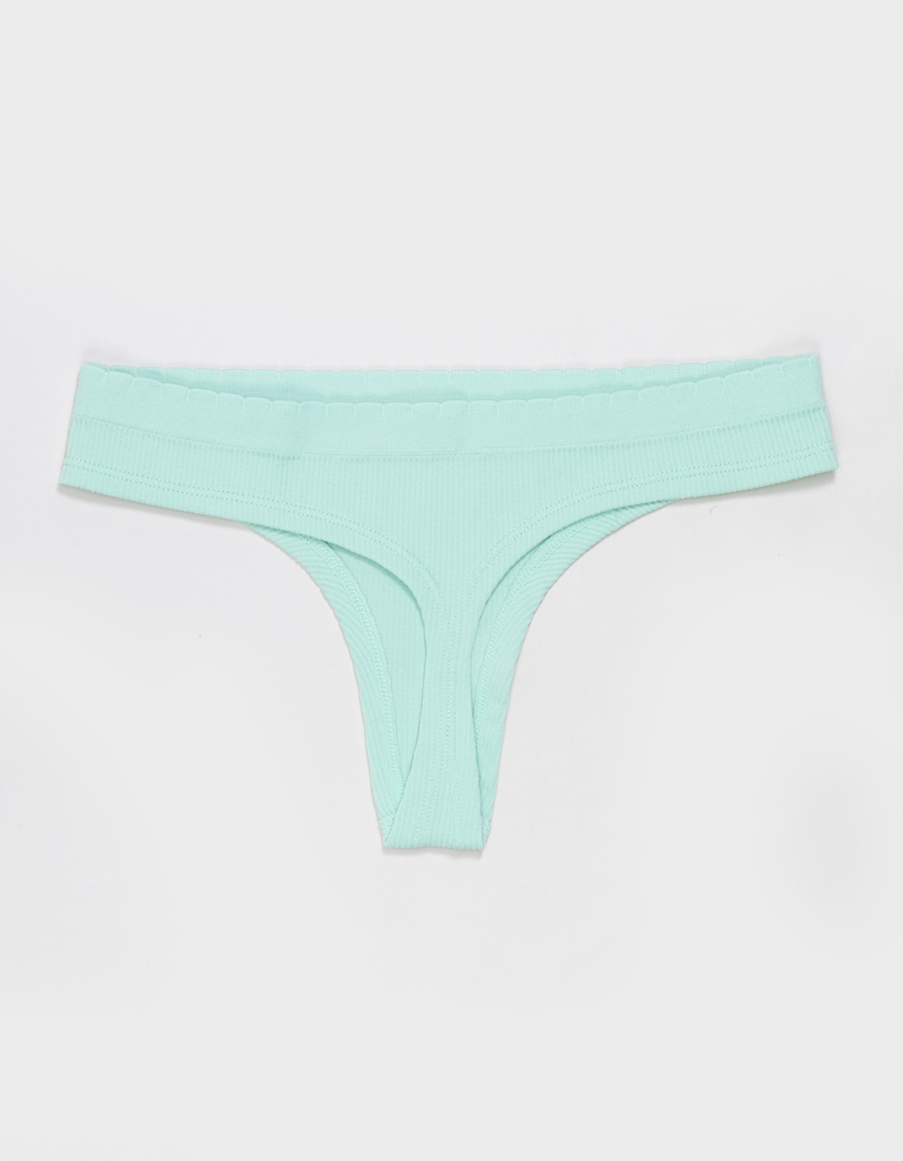 FULL TILT Seamless Thong - TEAL GREEN
