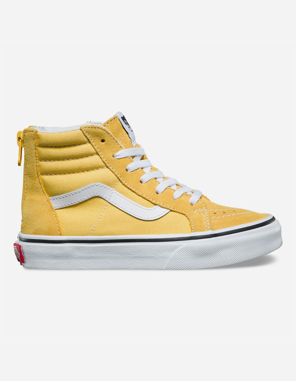 VANS Sk8-HI Zip Yellow Kids Shoes image number 0