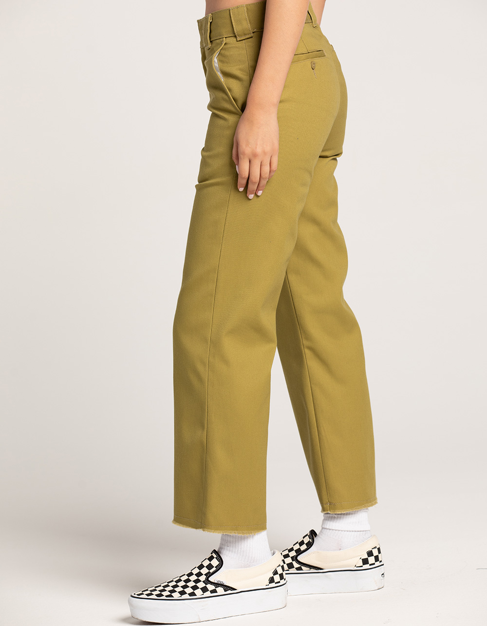 DICKIES Crop Ankle Womens Pants - MOSS
