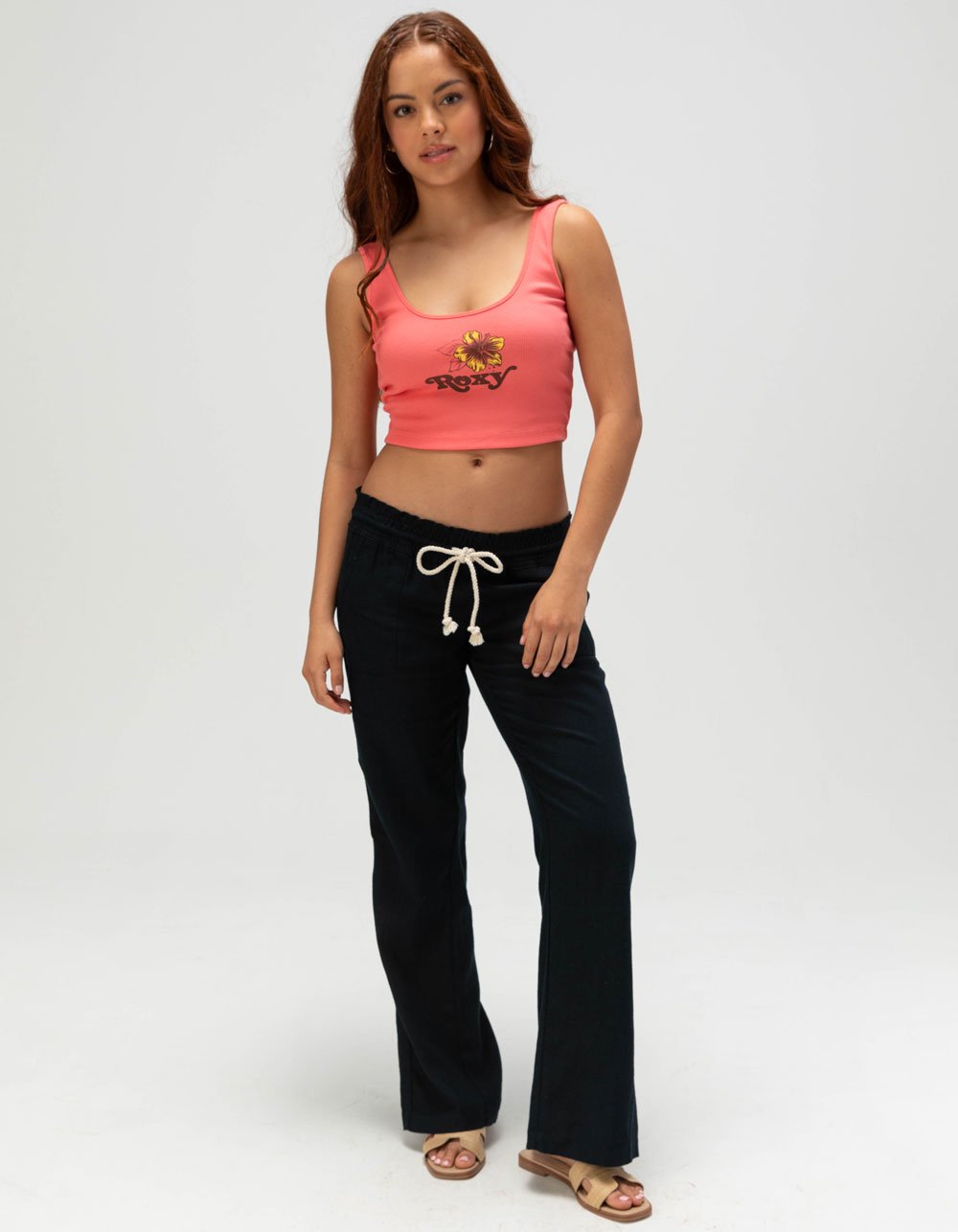 ROXY Dive Womens Tank Top - CORAL