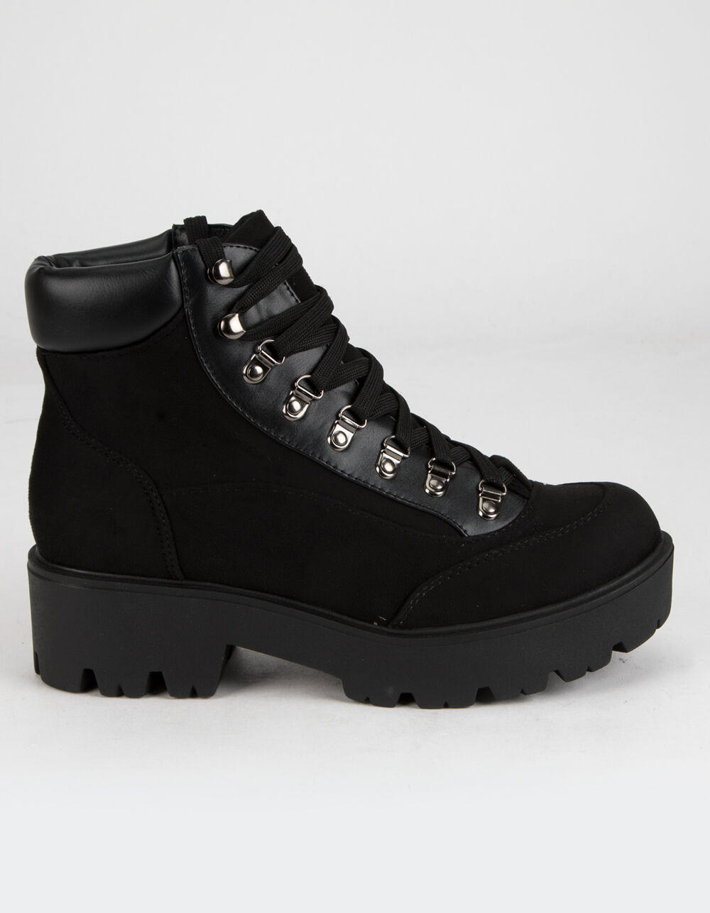 SODA Lug Womens Hiker Boots BLACK Tillys