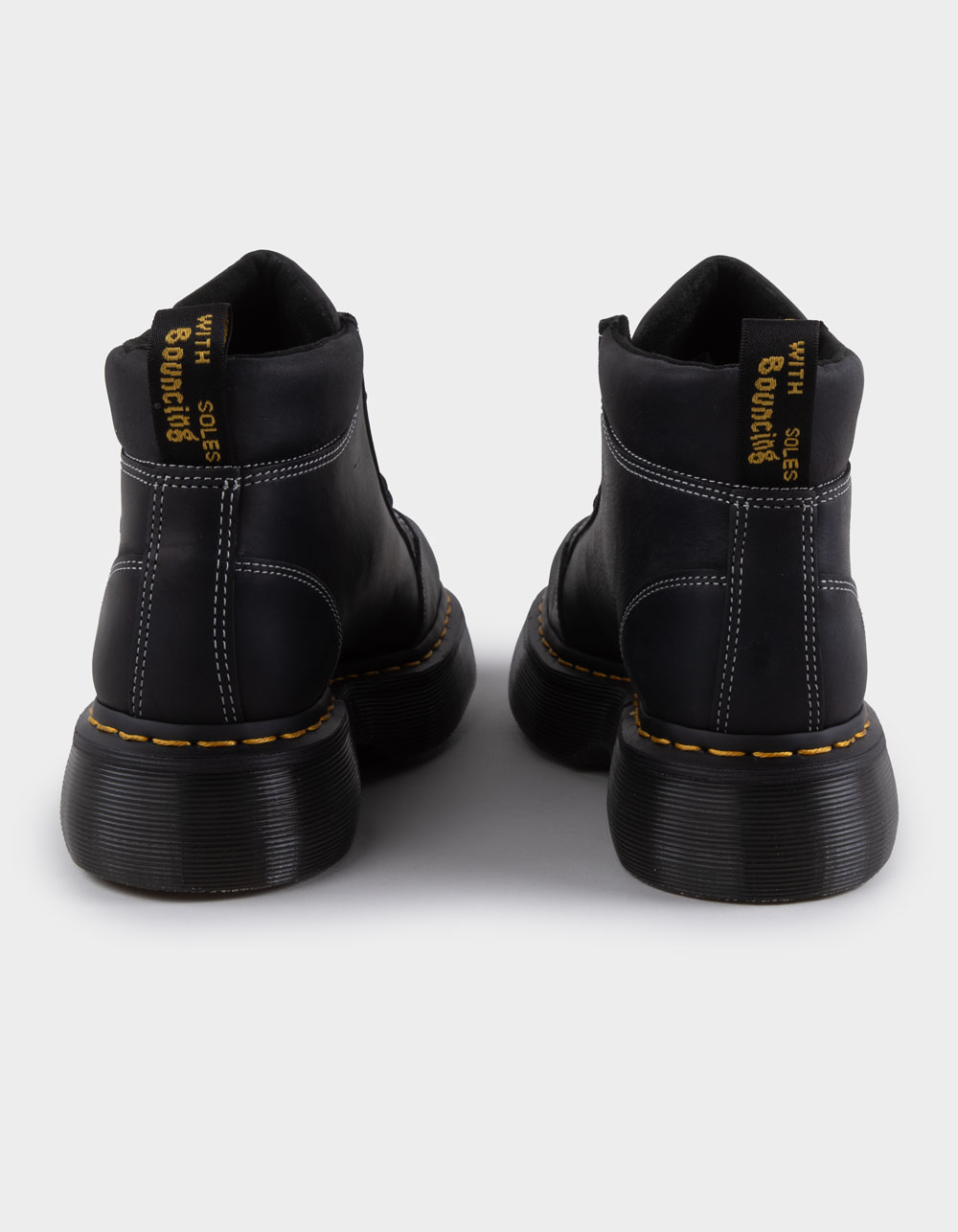 DR. MARTENS Buzz 6 Eye Womens Boots - BLACK