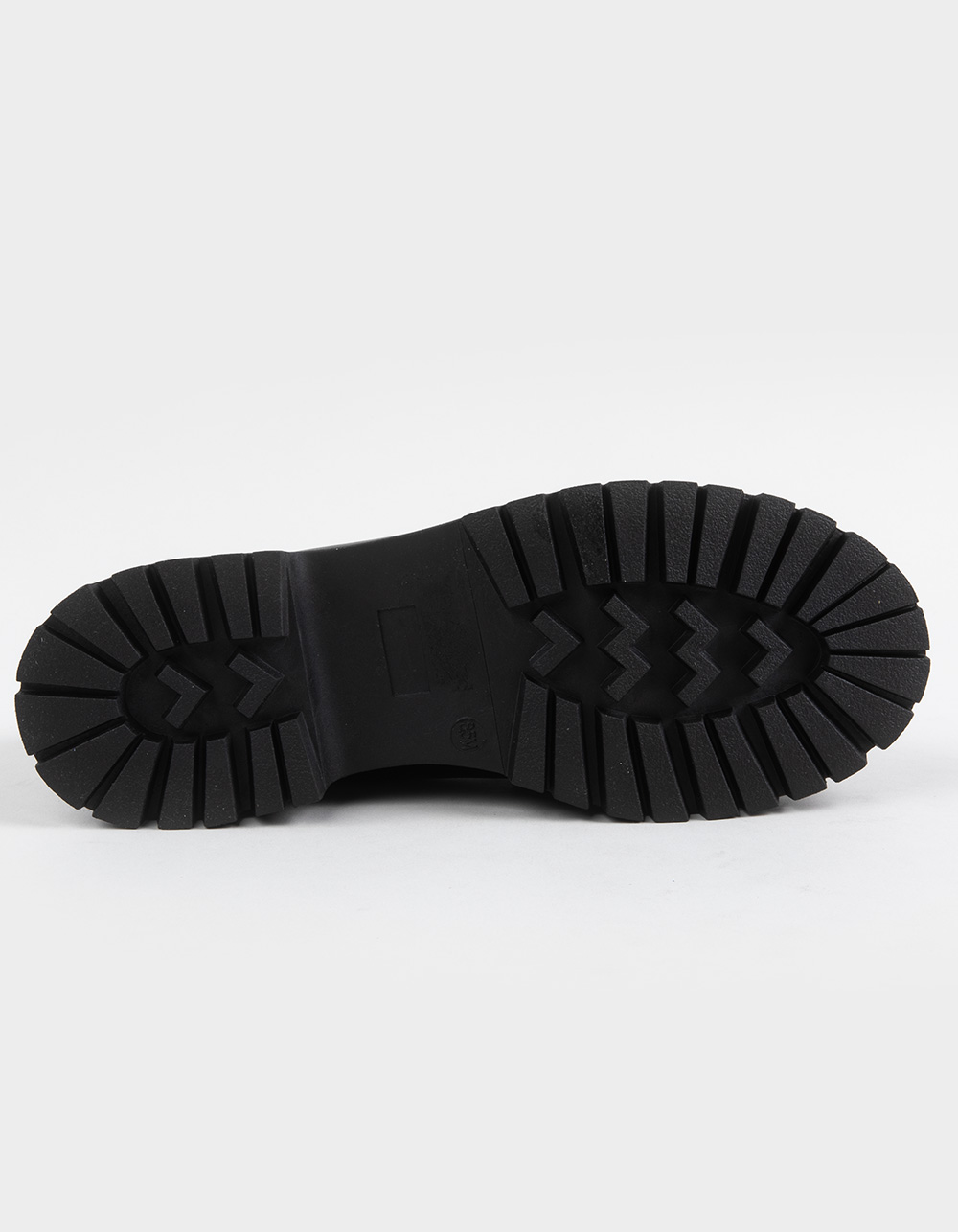 BAMBOO Hitch Womens Platform Loafers - BLACK