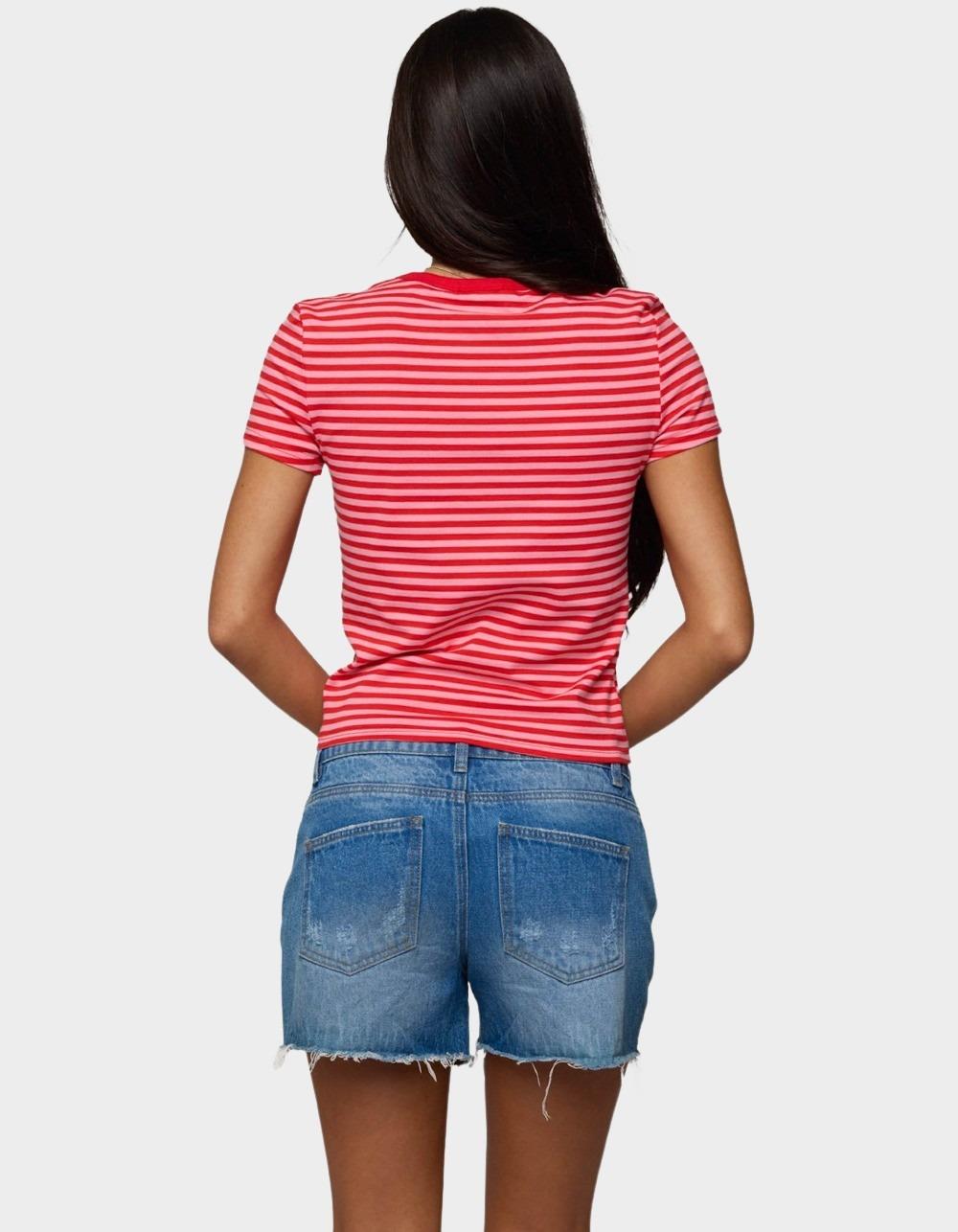 EDIKTED Nessie Striped Tee