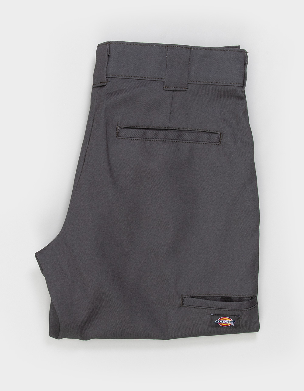 DICKIES Double Knee Slim Straight Mens Pants - SLATE
