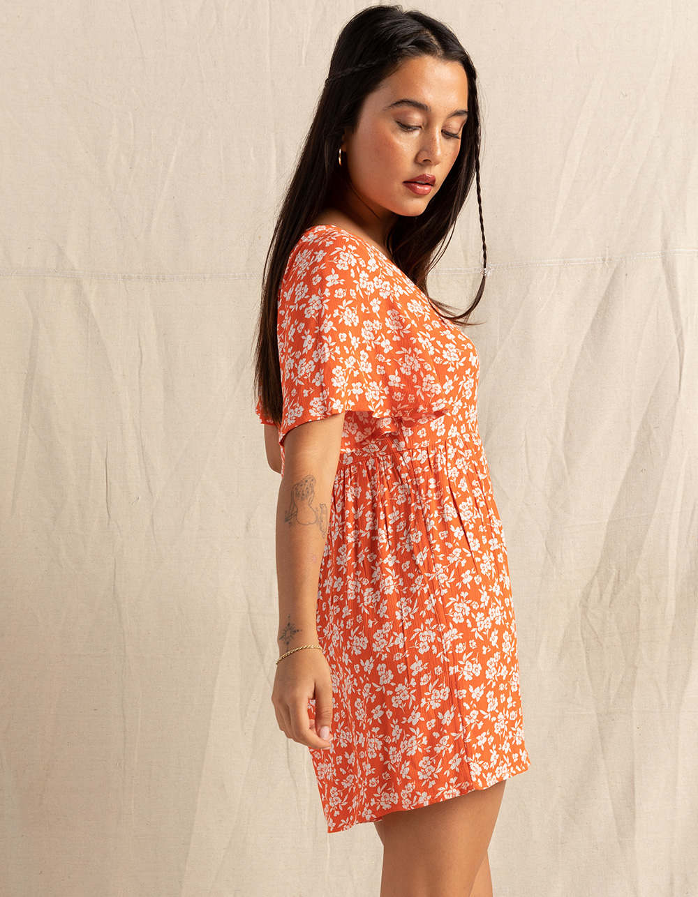 BILLABONG Spring Daze Womens Romper - CORAL