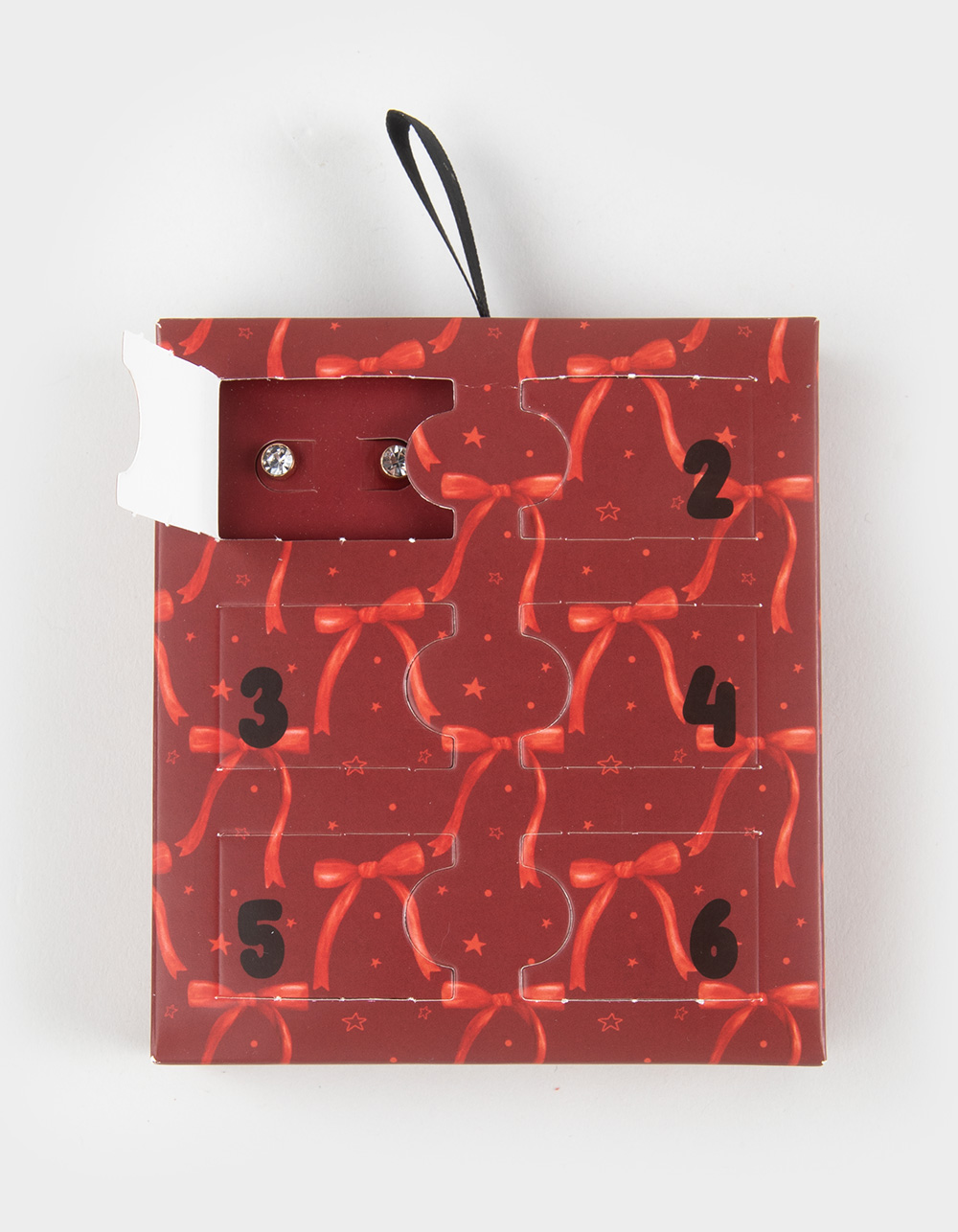 FULL TILT Six Days of Christmas Jewelry Advent Calendar - RED COMBO