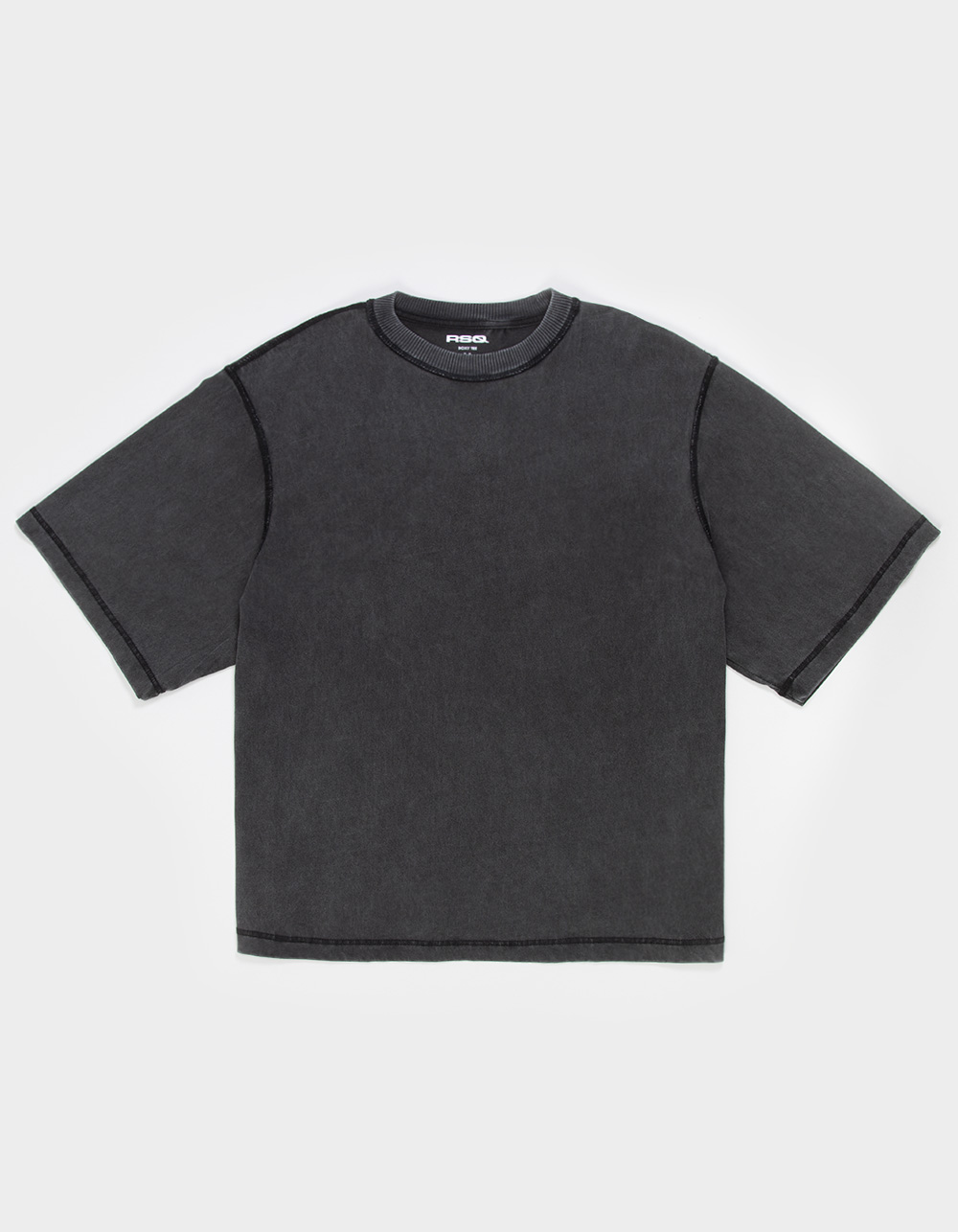 RSQ Mens Boxy Tee - BLACK