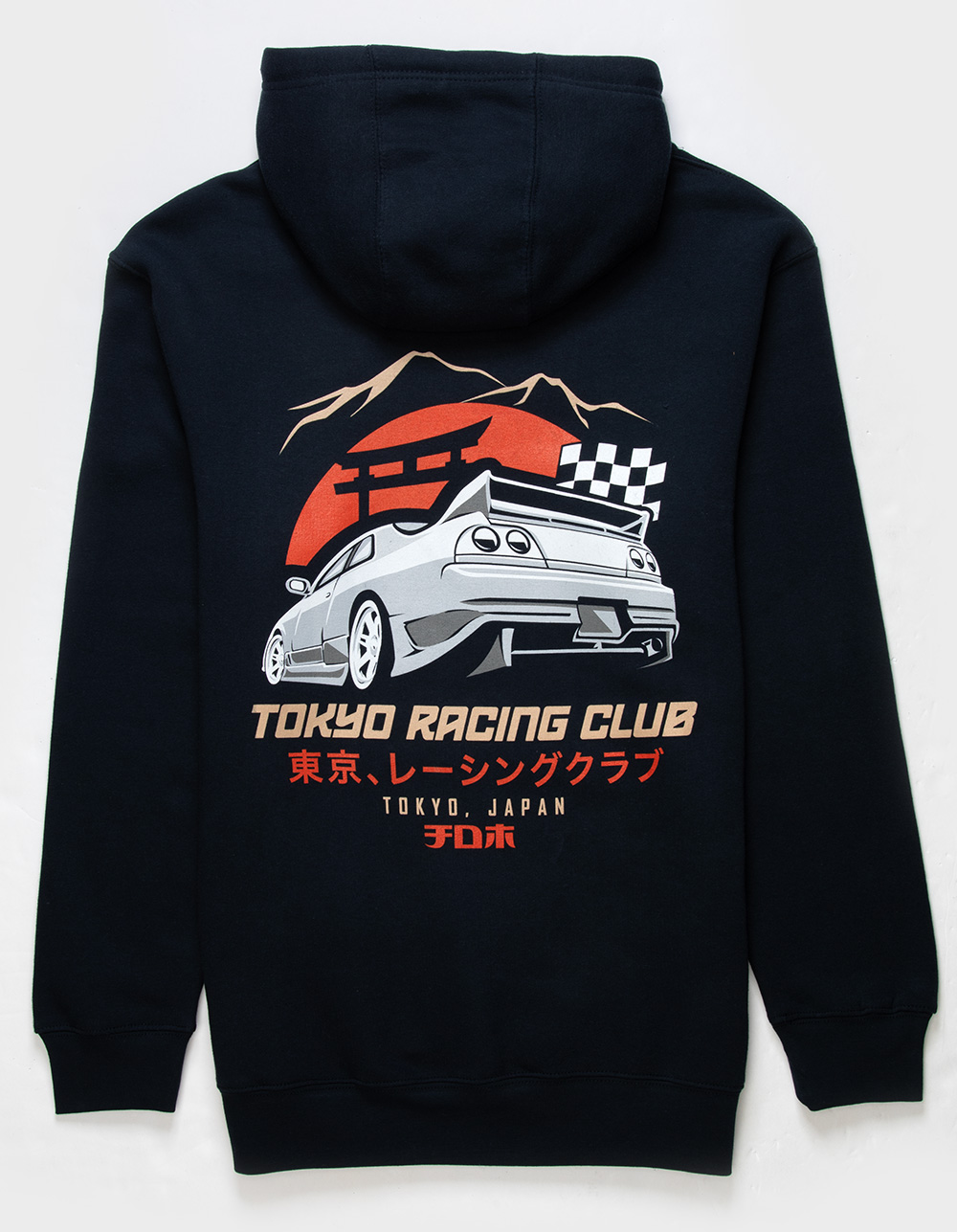 PLEASANT GETAWAY Tokyo Racing Club Mens Hoodie