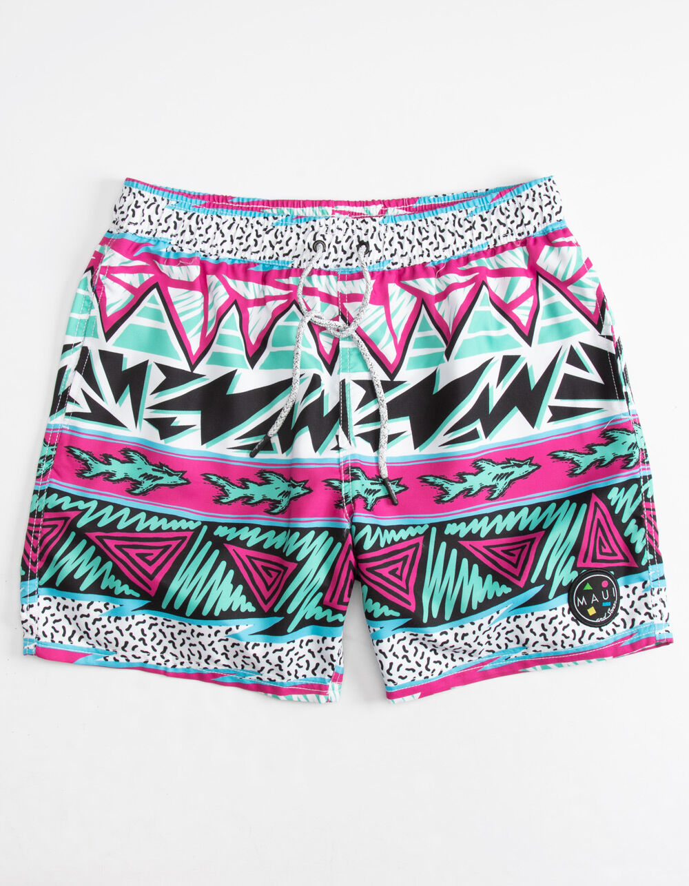 MAUI AND SONS Hotdogger Mens Volley Shorts - MINT | Tillys