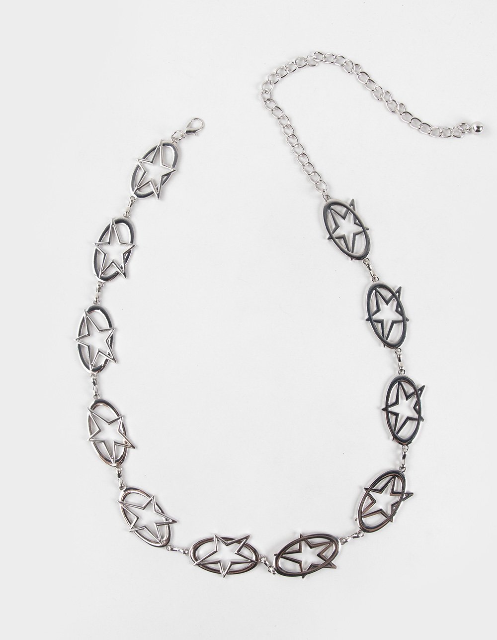 Y2K Star Chain Belt - SILVER