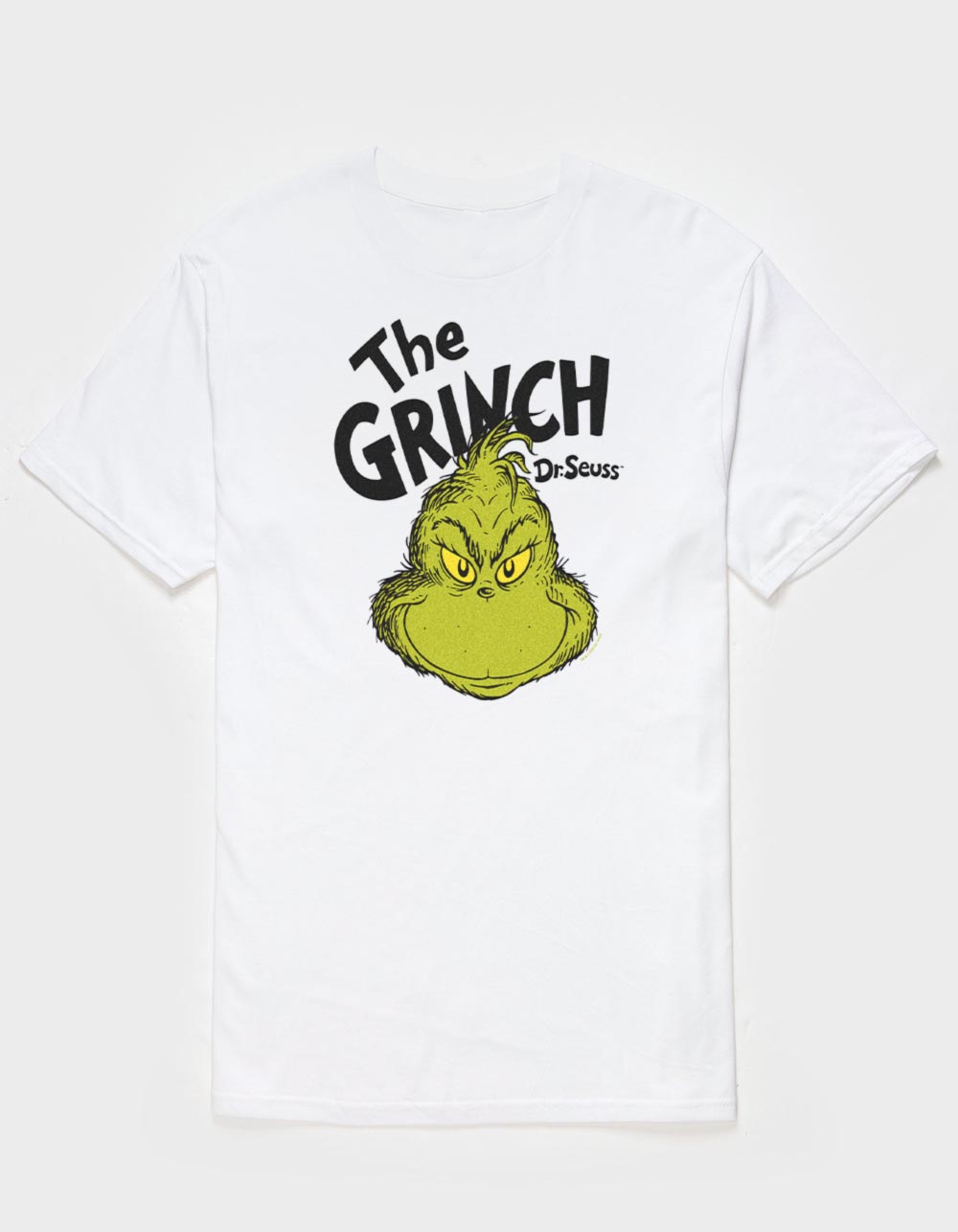 DR. SEUSS Grinch Face Unisex Tee - WHITE