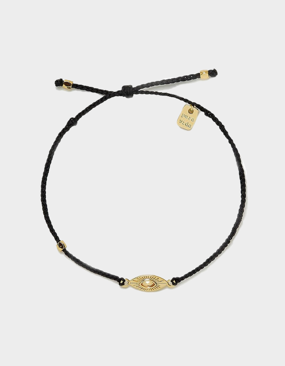 PURA VIDA Sunburst Eye Charm Bracelet BLACK Tillys