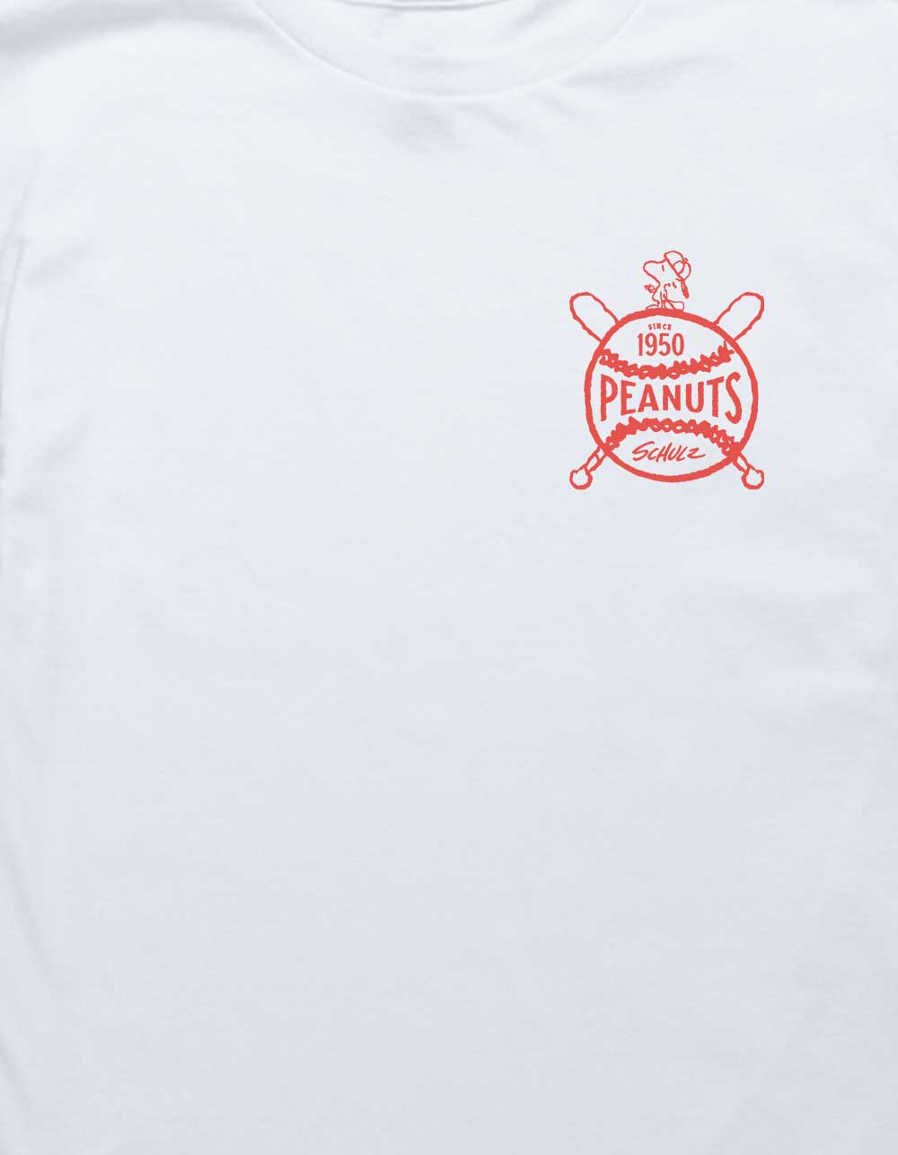 PEANUTS Baseball Season Unisex Kids Tee - WHITE
