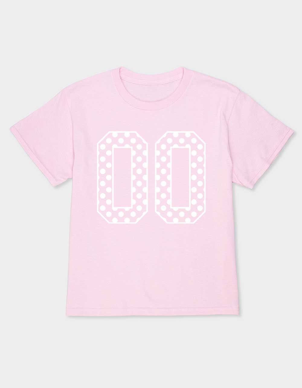 COLLEGIATE Double Zero Polka Dots Unisex Kids Tee