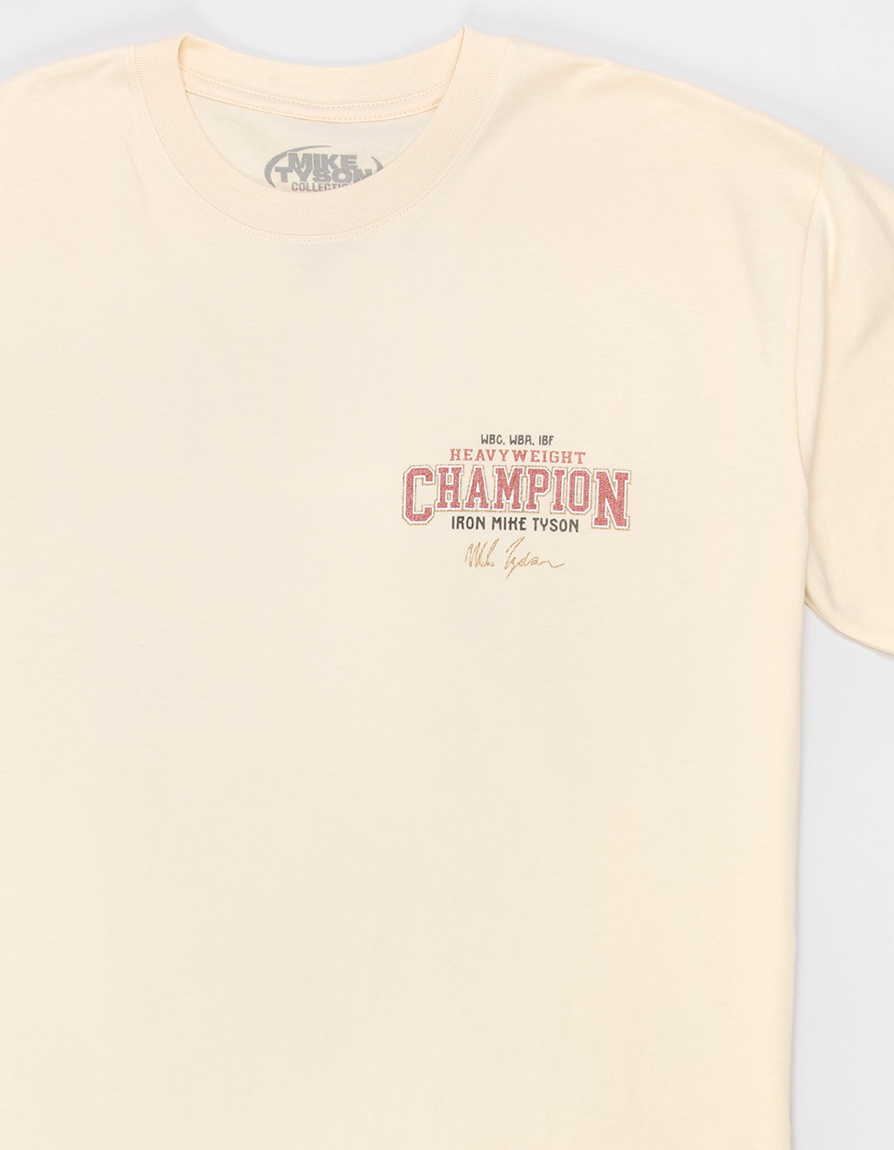 MIKE TYSON News Shot Mens Boxy Tee - CREAM
