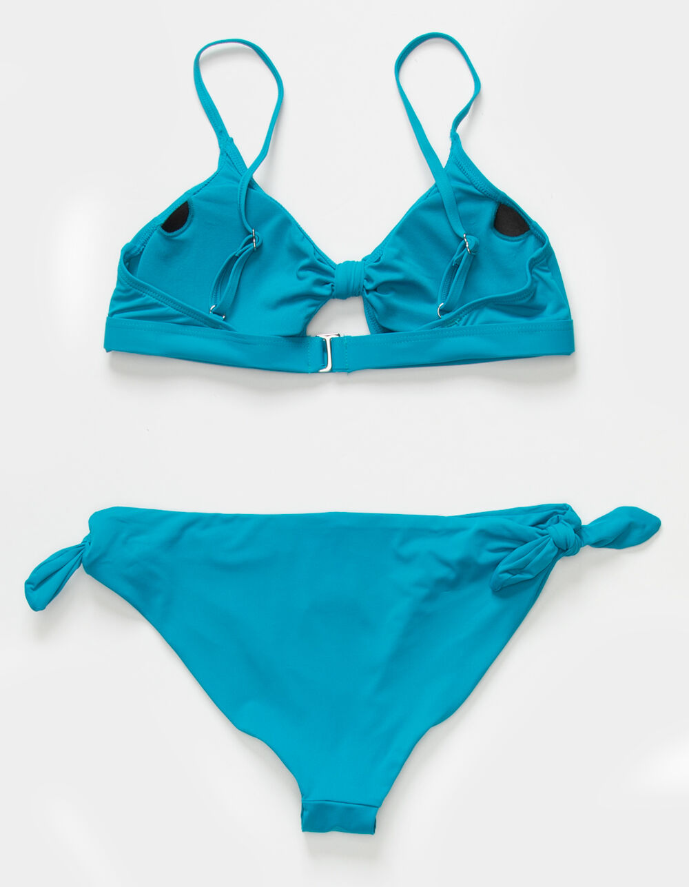 FULL TILT Knot Front Bralette Girls Bikini Set - BLUE | Tillys