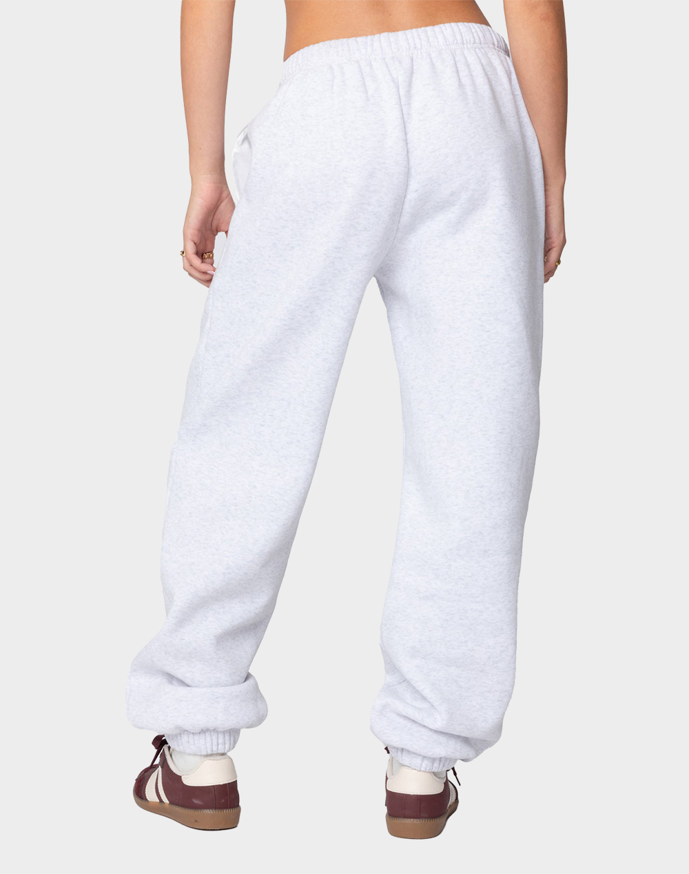 EDIKTED Billiard Oversized Sweatpants - GRAY