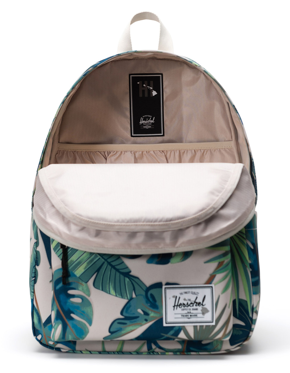 HERSCHEL SUPPLY CO. Classic XL Backpack - MOONBEAM PALM LEAVES