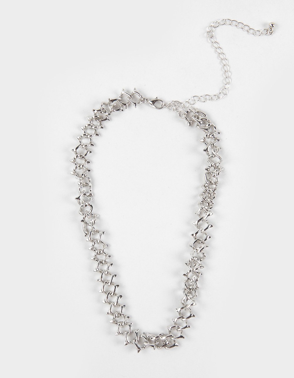 RSQ Mens Link Chain Necklace - SILVER