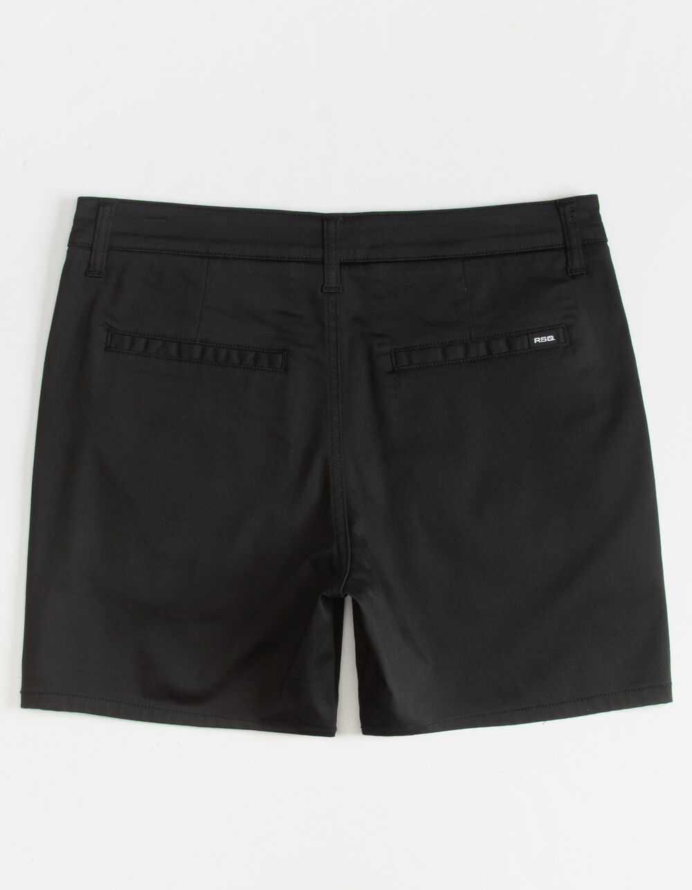 RSQ Mens Shorter 6" Chino Shorts - BLACK