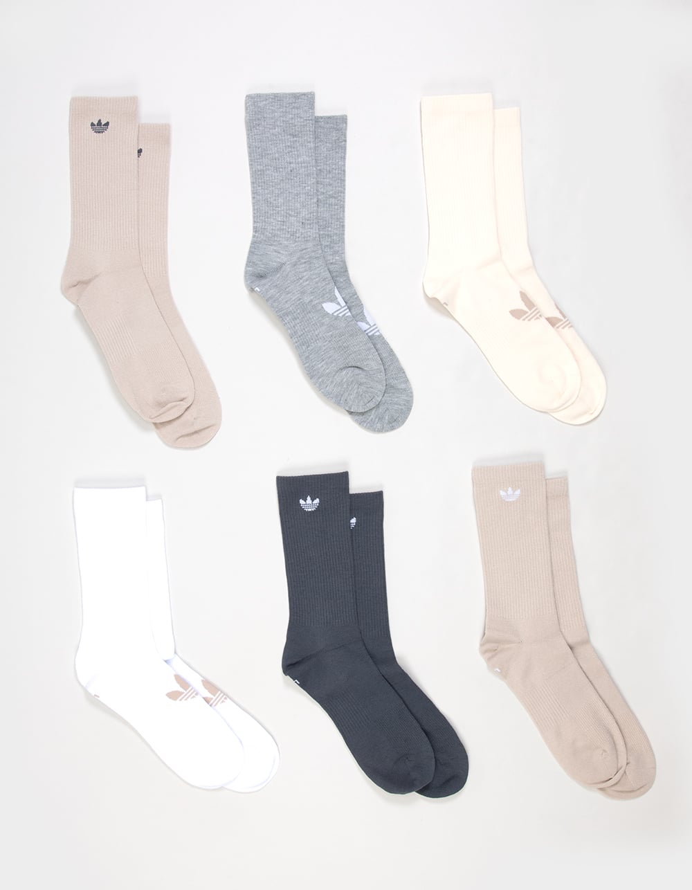 ADIDAS Originals Superlite 6 Pack Mens Crew Socks