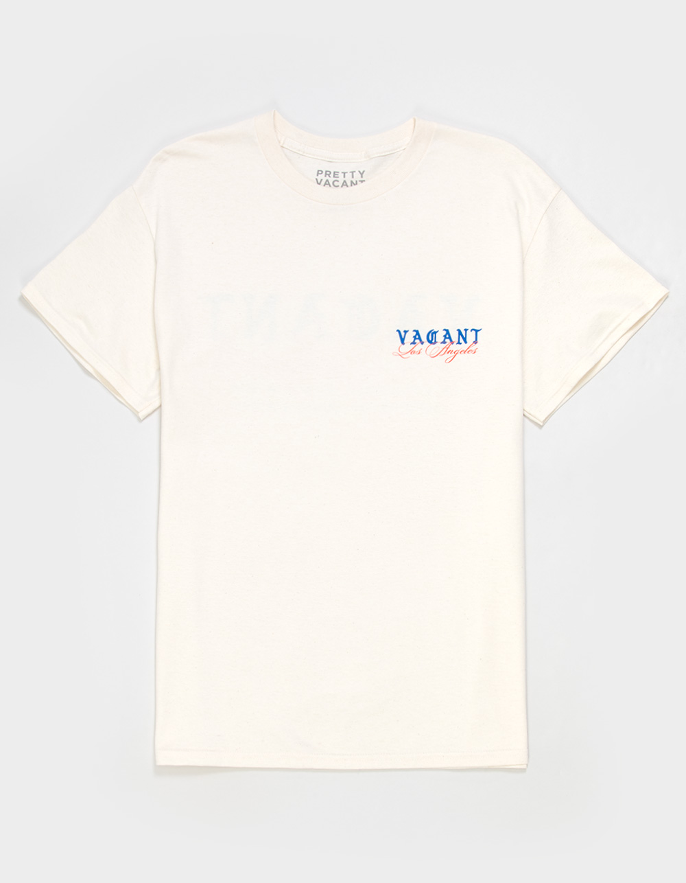 PRETTY VACANT Los Angeles 2.0 Mens Tee - CREAM