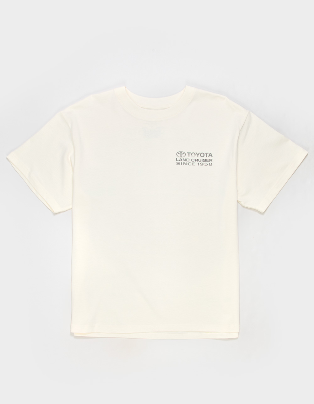 TOYOTA Land Cruiser Legend Mens Boxy Tee - CREAM