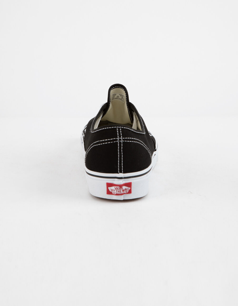 VANS Authentic Checker Flame Shoes - BLACK/WHITE | Tillys