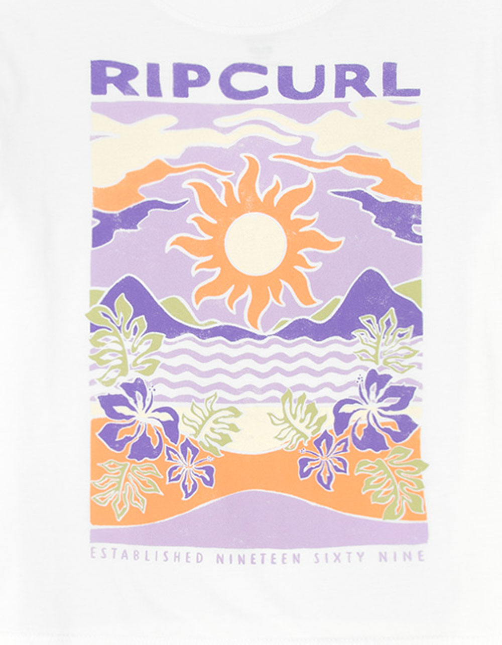 RIP CURL Dune Dancer Girls Tee - BONE