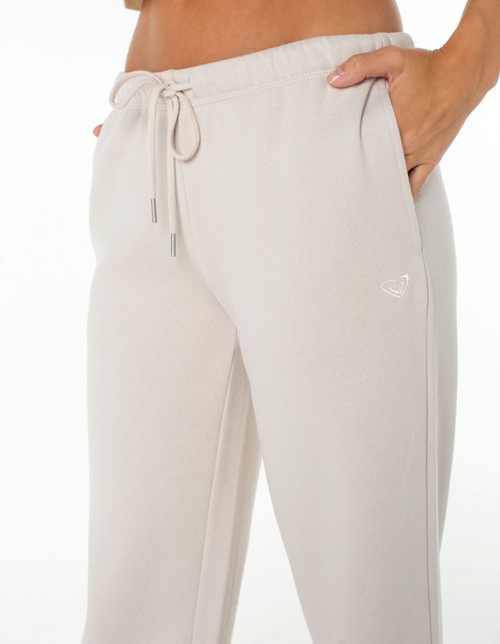 ROXY Ariel Wide Leg Womens Pant - LIGHT GRAY