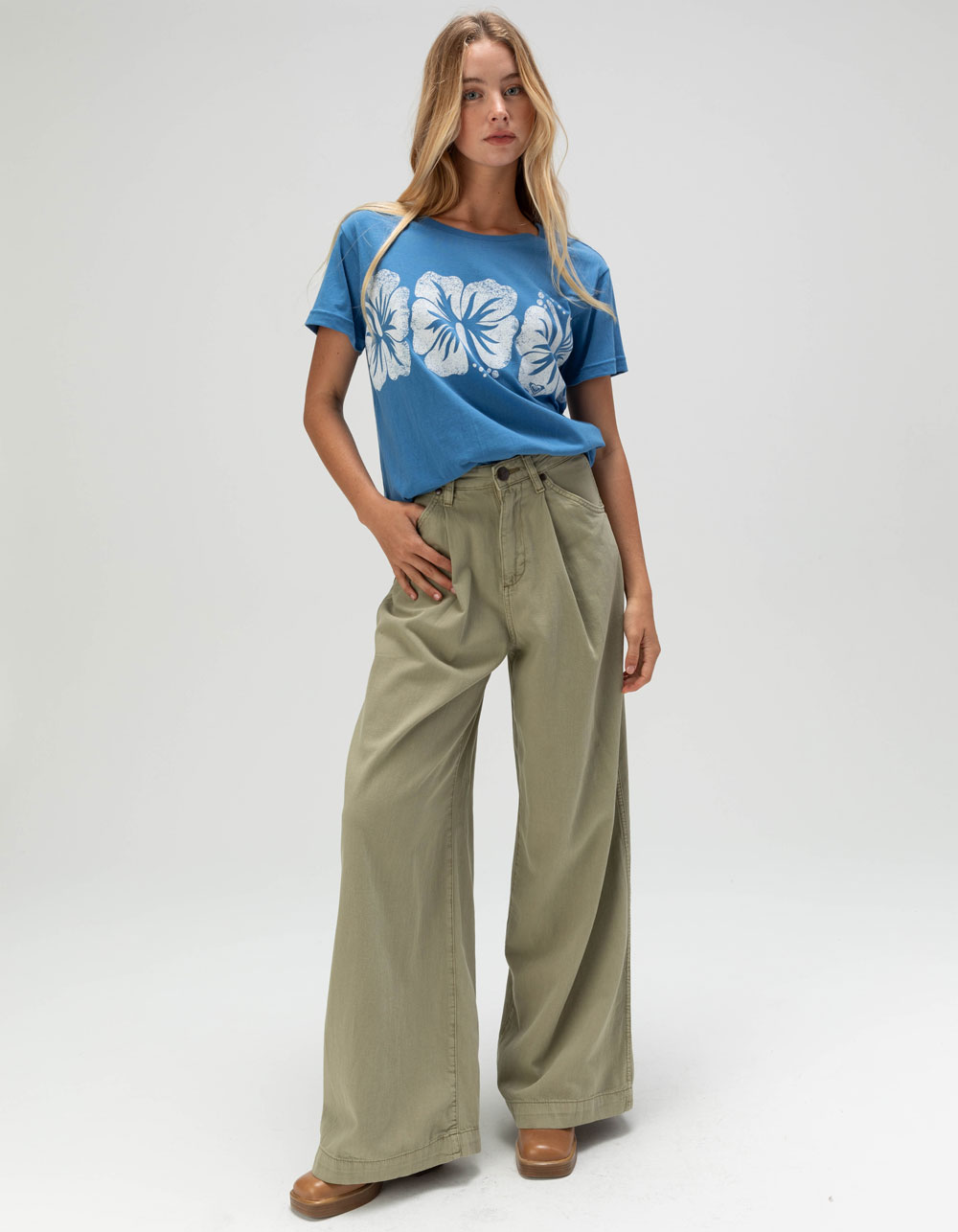 ROXY Flower Womens Boyfriend Tee