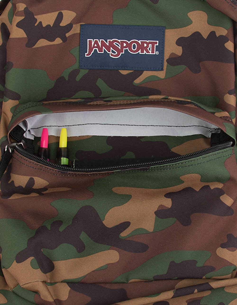  JanSport Superbreak Backpack, Stony Camo Print