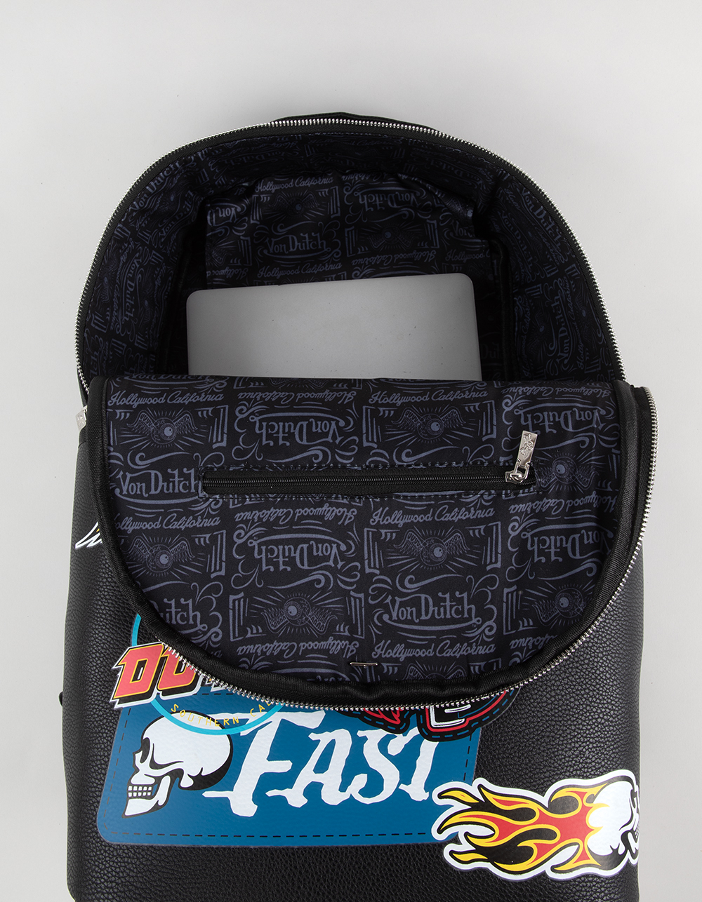 VON DUTCH Backpack - BLK/MULTI