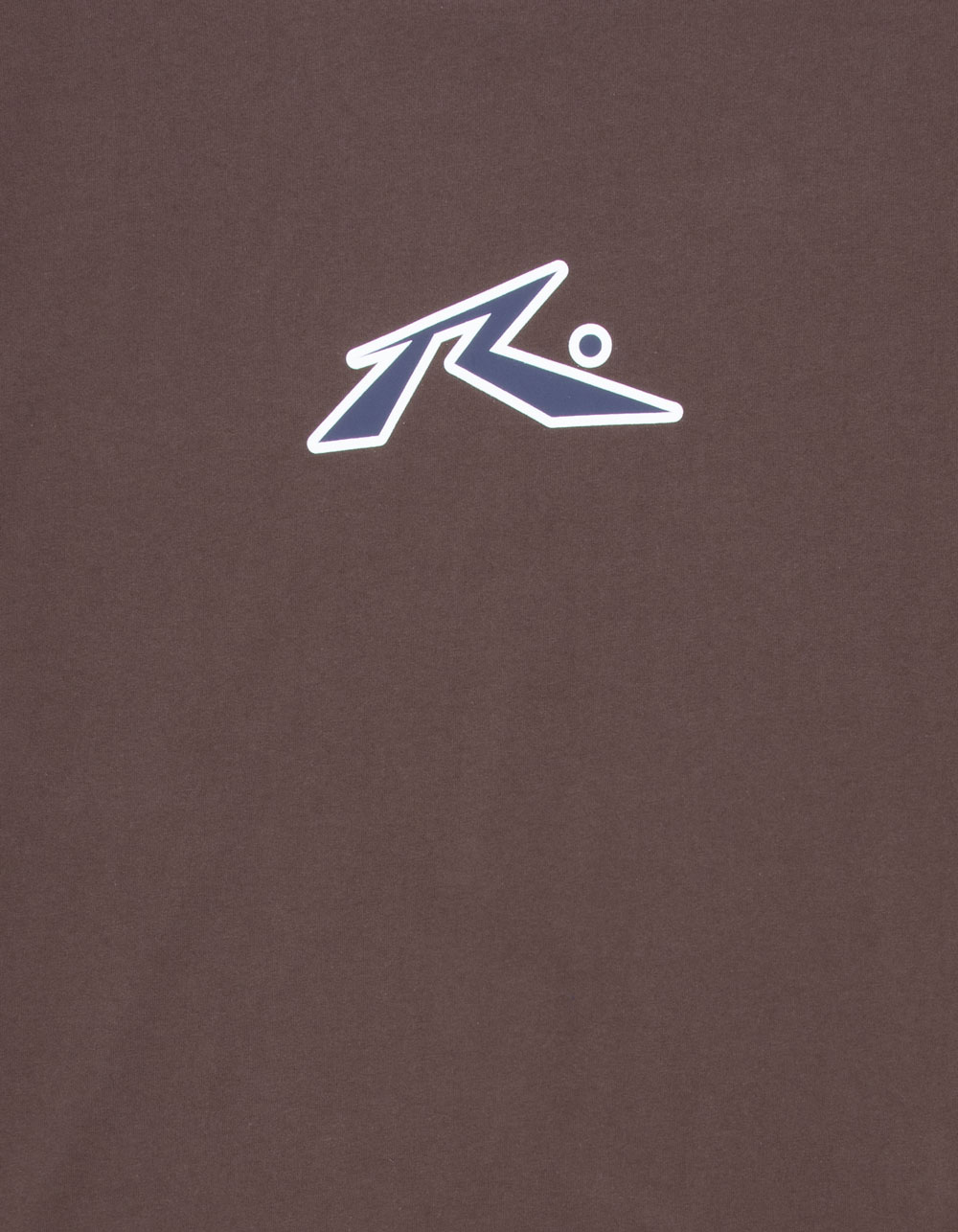 RUSTY Razor Mens Crop Tee - CHOCOLATE